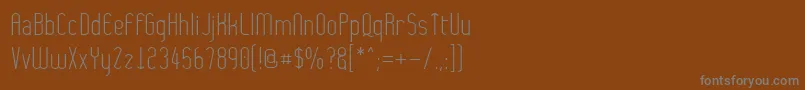 Wytherne Font – Gray Fonts on Brown Background