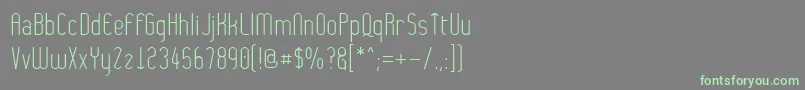 Шрифт Wytherne – зелёные шрифты на сером фоне