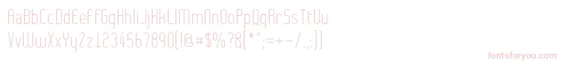 Wytherne Font – Pink Fonts on White Background