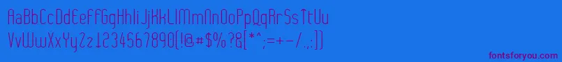 Wytherne Font – Purple Fonts on Blue Background