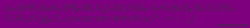 Embellish Font – Black Fonts on Purple Background