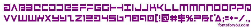 Avengercond Font – Purple Fonts on White Background