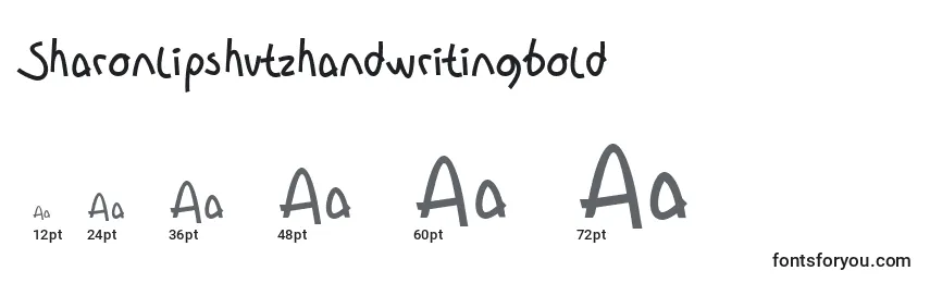 Sharonlipshutzhandwritingbold Font Sizes