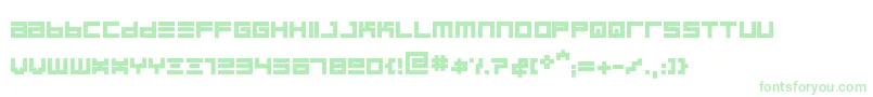 Police BinboldRegular – polices vertes sur fond blanc