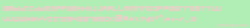 BinboldRegular Font – Pink Fonts on Green Background