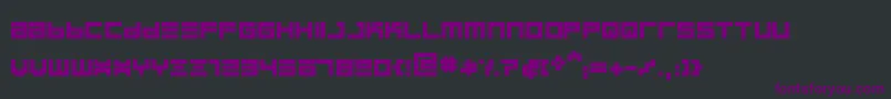 BinboldRegular Font – Purple Fonts on Black Background