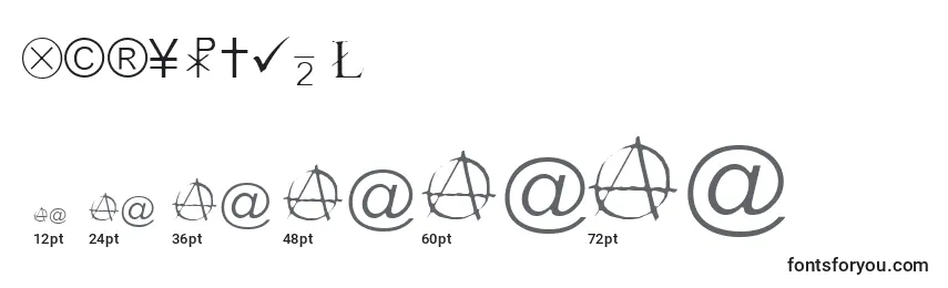 Xcryptv2l Font Sizes