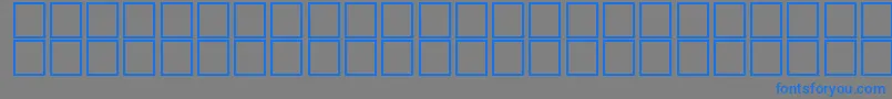 AlKharashi31 Font – Blue Fonts on Gray Background