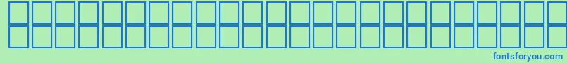 AlKharashi31 Font – Blue Fonts on Green Background