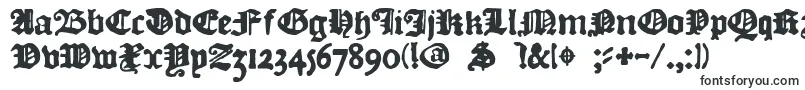 DkCourant-Schriftart – Basisschriften