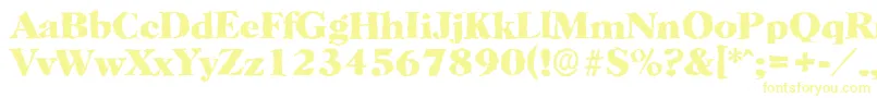 HorshamrandomXboldRegular Font – Yellow Fonts