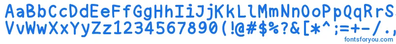 Nukamono-Schriftart – Blaue Schriften