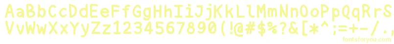 Nukamono-Schriftart – Gelbe Schriften