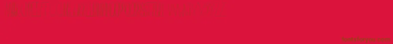FaustinaFont Font – Brown Fonts on Red Background