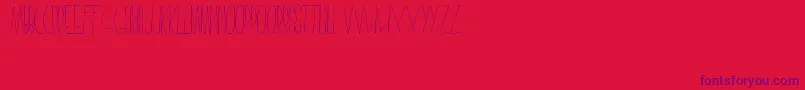 FaustinaFont Font – Purple Fonts on Red Background