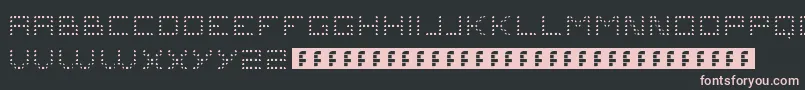 Problems4 Font – Pink Fonts on Black Background