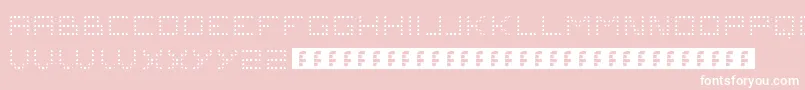 Problems4 Font – White Fonts on Pink Background