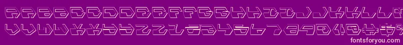Weitere Informationen zur DeranianShadow-Schriftart DeranianShadow-Schriftart – Rosa Schriften auf violettem Hintergrund