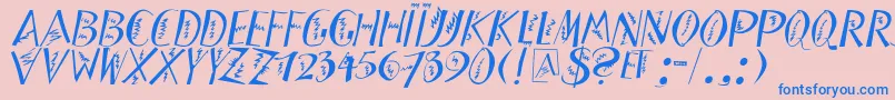 Más sobre la fuente Zigzagdisplays fuente Zigzagdisplays – Fuentes Azules Sobre Fondo Rosa