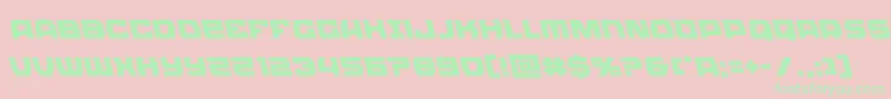 Olympiccarrierleft Font – Green Fonts on Pink Background