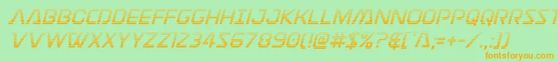 Discotechiagrad Font – Orange Fonts on Green Background