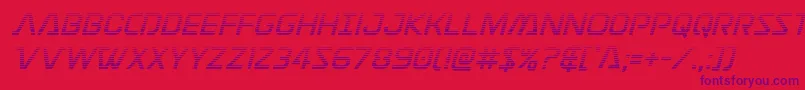 Discotechiagrad Font – Purple Fonts on Red Background