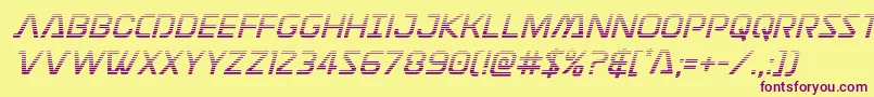 Discotechiagrad Font – Purple Fonts on Yellow Background