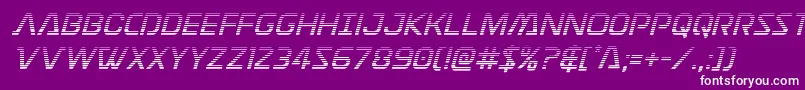 Discotechiagrad Font – White Fonts on Purple Background