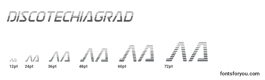 Discotechiagrad Font Sizes
