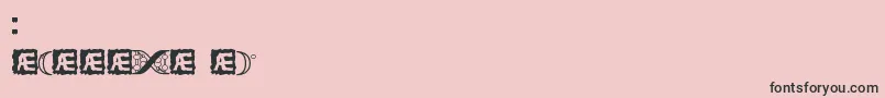CodeOfLifeBrk Font – Black Fonts on Pink Background