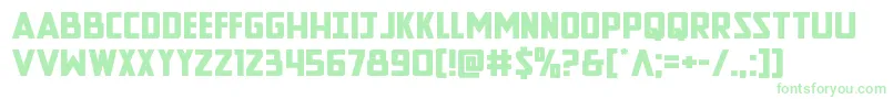 Шрифт Newcomictitleexpand – зелёные шрифты на белом фоне