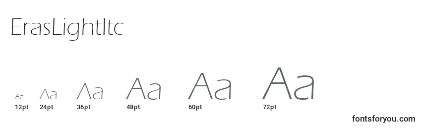 ErasLightItc Font Sizes