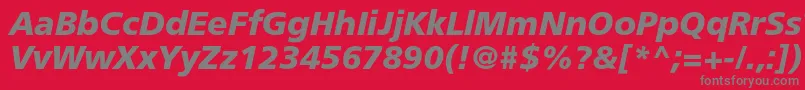 More about FreesetboldcItalic Font FreesetboldcItalic Font – Gray Fonts on Red Background