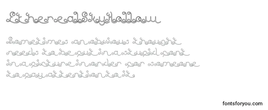 EtherealSkyHollow Font