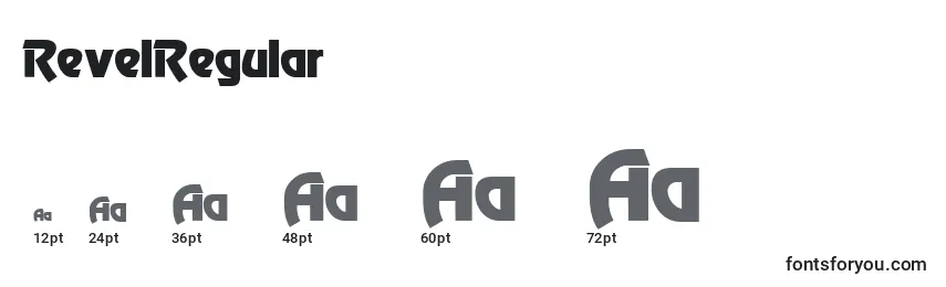 RevelRegular Font Sizes
