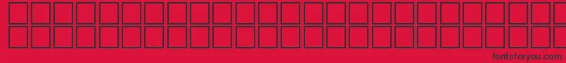 Jpgene1 Font – Black Fonts on Red Background