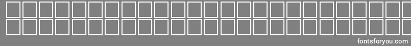 Jpgene1-Schriftart – Weiße Schriften auf grauem Hintergrund