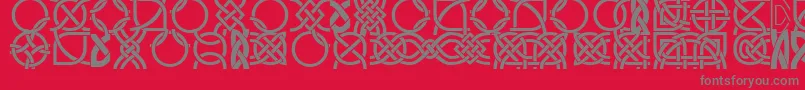 Подробнее о шрифте DsCelticBorder1 Шрифт DsCelticBorder1 – серые шрифты на красном фоне