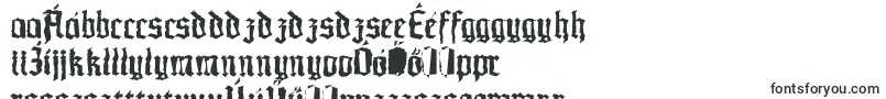 Шрифт Morscheknochen – венгерские шрифты