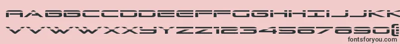 Grandsportlaser Font – Black Fonts on Pink Background