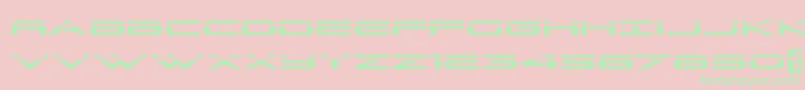 Grandsportlaser Font – Green Fonts on Pink Background