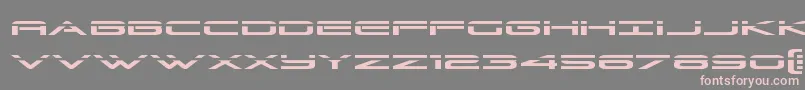 Grandsportlaser Font – Pink Fonts on Gray Background
