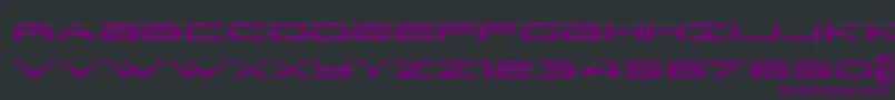 Grandsportlaser Font – Purple Fonts on Black Background
