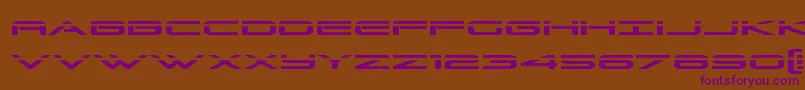 Grandsportlaser Font – Purple Fonts on Brown Background