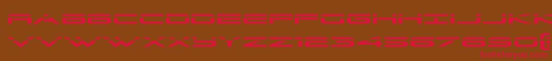 Grandsportlaser Font – Red Fonts on Brown Background