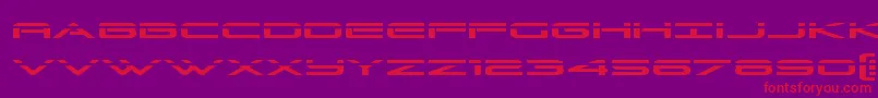 Grandsportlaser Font – Red Fonts on Purple Background