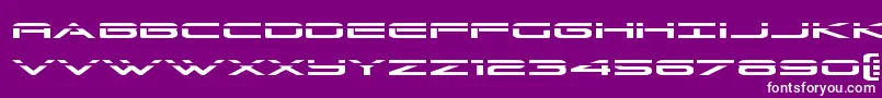 Grandsportlaser Font – White Fonts on Purple Background