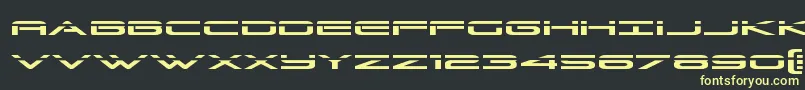 Grandsportlaser Font – Yellow Fonts on Black Background