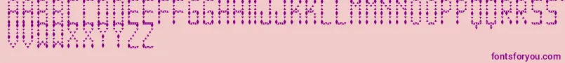 EspinudaTfb Font – Purple Fonts on Pink Background