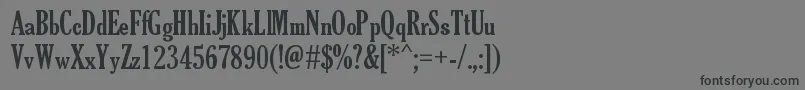 TheSoulOfVodka Font – Black Fonts on Gray Background